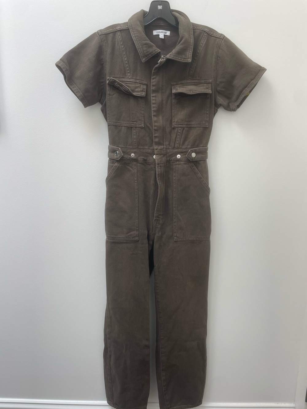 Good American Fit for Success Jumpsuit Size 1/Small Sage